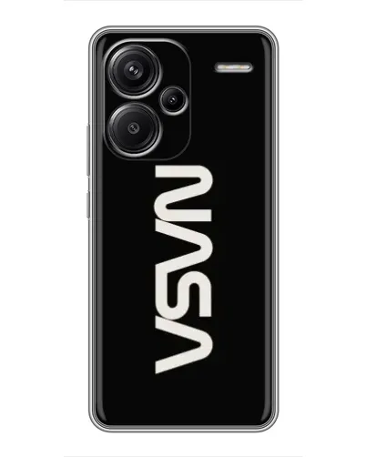 Чехол для Xiaomi Redmi Note 13 Pro Plus с картинкой «NASA — вертикальный логотип»