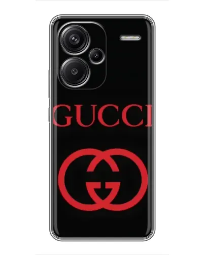 Чехол для Xiaomi Redmi Note 13 Pro Plus с картинкой «Gucci — красный логотип» Чехол для Xiaomi Redmi Note 13 Pro Plus с картинкой «Gucci — красный логотип»