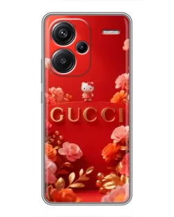 Чехол для Xiaomi Redmi Note 13 Pro Plus с картинкой «Gucci — золотой сад»