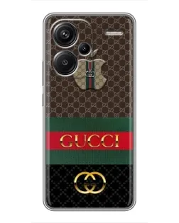 Чехол для Xiaomi Redmi Note 13 Pro Plus с картинкой «Gucci — брендированный десерт»
