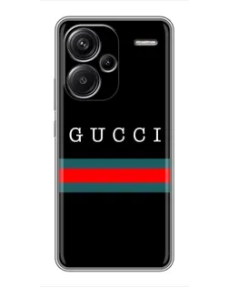 Чехол для Xiaomi Redmi Note 13 Pro Plus с картинкой «Gucci — красный пояс»