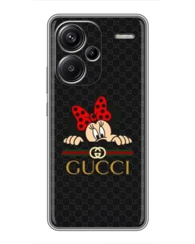 Чехол для Xiaomi Redmi Note 13 Pro Plus с картинкой «Минни Маус Gucci — черный» Чехол для Xiaomi Redmi Note 13 Pro Plus с картинкой «Минни Маус Gucci — черный»