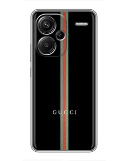 Чехол для Xiaomi Redmi Note 13 Pro Plus с картинкой «Gucci — строгая линия»