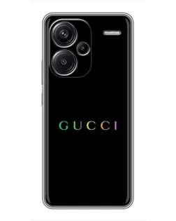 Чехол для Xiaomi Redmi Note 13 Pro Plus с картинкой «Gucci — неоновый минимализм»