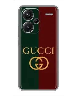 Чехол для Xiaomi Redmi Note 13 Pro Plus с картинкой «Gucci — темно-зеленый градиент»