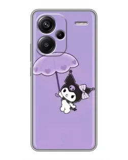 Чохол для Xiaomi Redmi Note 13 Pro Plus з картинкою «Kuromi з парасолькою»