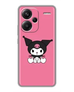 Чохол для Xiaomi Redmi Note 13 Pro Plus з картинкою «Похмура Kuromi»