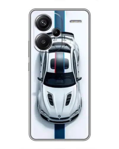 Чехол для Xiaomi Redmi Note 13 Pro Plus с картинкой «Вид сверху — BMW M»