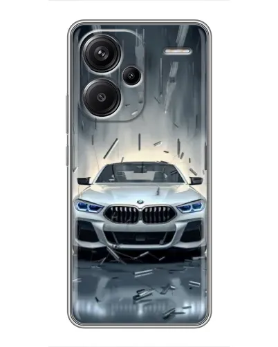 Чехол для Xiaomi Redmi Note 13 Pro Plus с картинкой «BMW в свете фар»