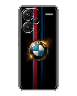 Чехол для Xiaomi Redmi Note 13 Pro Plus с картинкой «BMW M-Power неон»