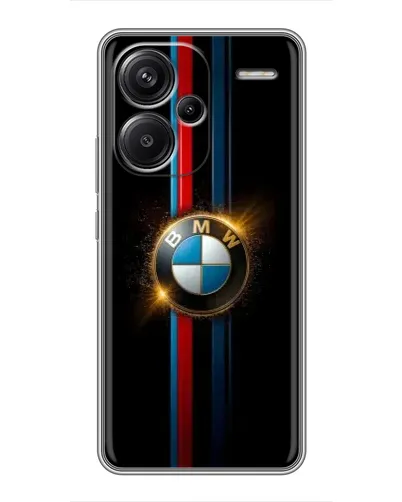 Чехол для Xiaomi Redmi Note 13 Pro Plus с картинкой «BMW M-Power неон»