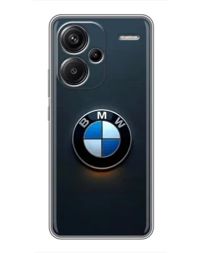 Чехол для Xiaomi Redmi Note 13 Pro Plus с картинкой «Логотип BMW — минимализм»