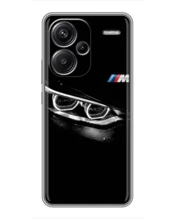 Чехол для Xiaomi Redmi Note 13 Pro Plus с картинкой «BMW — взгляд тигра»