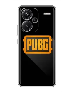 Чохол для Xiaomi Redmi Note 13 Pro Plus з картинкою «PUBG — рамка лого»