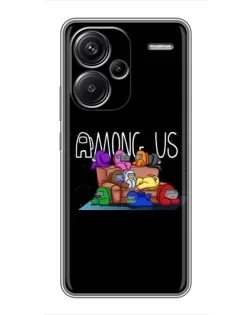 Чохол для Xiaomi Redmi Note 13 Pro Plus з картинкою «Логотип Among Us» Чохол для Xiaomi Redmi Note 13 Pro Plus з картинкою «Логотип Among Us»