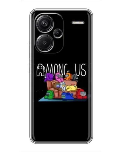 Чохол для Xiaomi Redmi Note 13 Pro Plus з картинкою «Логотип Among Us» Чохол для Xiaomi Redmi Note 13 Pro Plus з картинкою «Логотип Among Us»