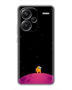 Чохол для Xiaomi Redmi Note 13 Pro Plus з картинкою «Самотній герой на планеті» Чохол для Xiaomi Redmi Note 13 Pro Plus з картинкою «Самотній герой на планеті»