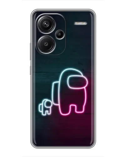 Чохол для Xiaomi Redmi Note 13 Pro Plus з картинкою «Among Us неон-арт» Чохол для Xiaomi Redmi Note 13 Pro Plus з картинкою «Among Us неон-арт»
