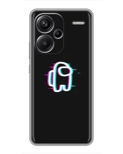 Чохол для Xiaomi Redmi Note 13 Pro Plus з картинкою «Among Us неон»