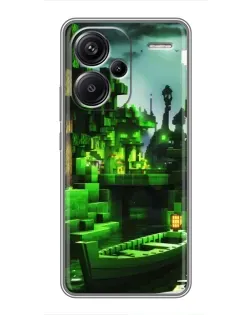 Чохол для Xiaomi Redmi Note 13 Pro Plus з картинкою «Minecraft лісовий пейзаж» Чохол для Xiaomi Redmi Note 13 Pro Plus з картинкою «Minecraft лісовий пейзаж»