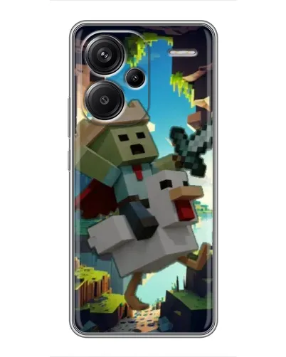 Чехол для Xiaomi Redmi Note 13 Pro Plus с картинкой «Стив и гусь» Чехол для Xiaomi Redmi Note 13 Pro Plus с картинкой «Стив и гусь»