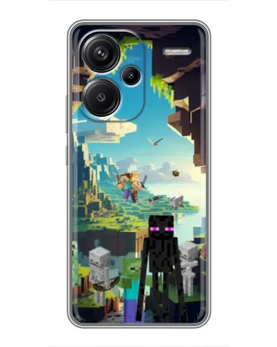 Чехол для Xiaomi Redmi Note 13 Pro Plus с картинкой «Эндермен в лесу» Чехол для Xiaomi Redmi Note 13 Pro Plus с картинкой «Эндермен в лесу»