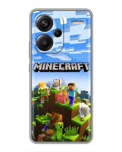 Чехол для Xiaomi Redmi Note 13 Pro Plus с картинкой «Minecraft классический мир» Чехол для Xiaomi Redmi Note 13 Pro Plus с картинкой «Minecraft классический мир»