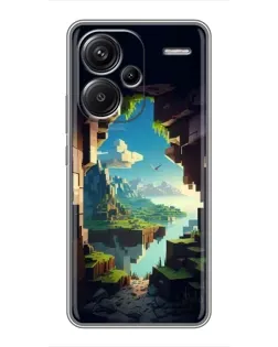 Чехол для Xiaomi Redmi Note 13 Pro Plus с картинкой «Вид из пещеры»