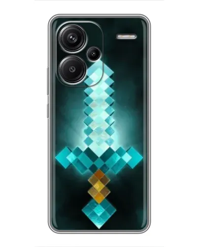 Чехол для Xiaomi Redmi Note 13 Pro Plus с картинкой «Алмазный меч неон» Чехол для Xiaomi Redmi Note 13 Pro Plus с картинкой «Алмазный меч неон»