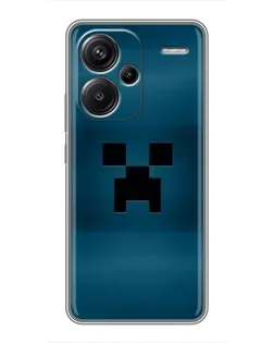 Чехол для Xiaomi Redmi Note 13 Pro Plus с картинкой «Крипер текстура»