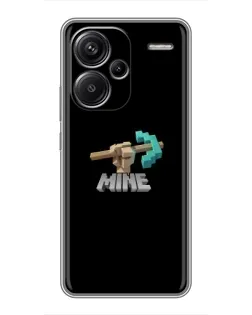 Чехол для Xiaomi Redmi Note 13 Pro Plus с картинкой «Алмазная кирка»