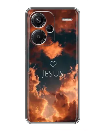 Чехол для Xiaomi Redmi Note 13 Pro Plus с картинкой «Сияние Имени Jesus»