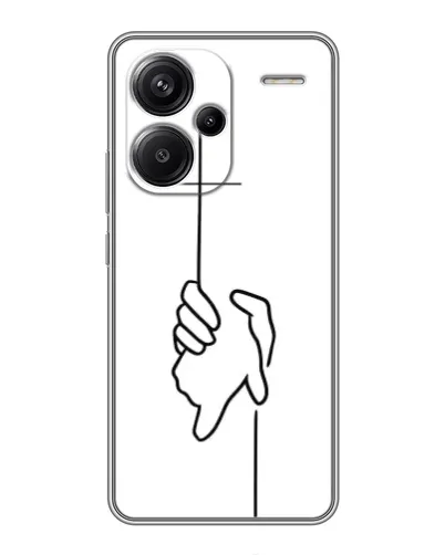 Чехол для Xiaomi Redmi Note 13 Pro Plus с картинкой «Рука держит»