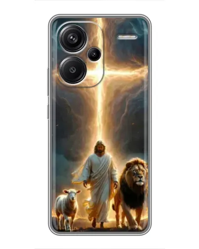 Чехол для Xiaomi Redmi Note 13 Pro Plus с картинкой «Лев Иуды и Свет»