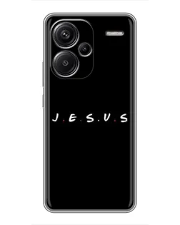 Чехол для Xiaomi Redmi Note 13 Pro Plus с картинкой «Точки веры J.E.S.U.S.»