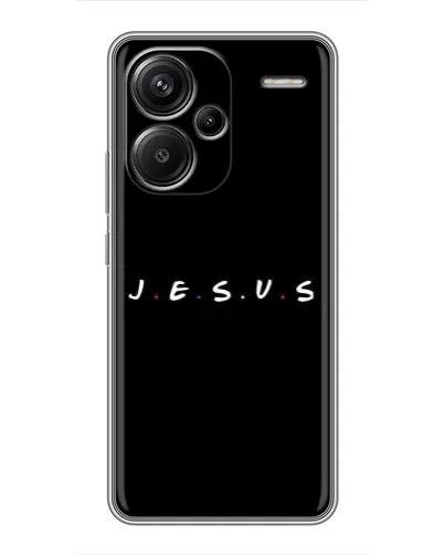 Чехол для Xiaomi Redmi Note 13 Pro Plus с картинкой «Точки веры J.E.S.U.S.»