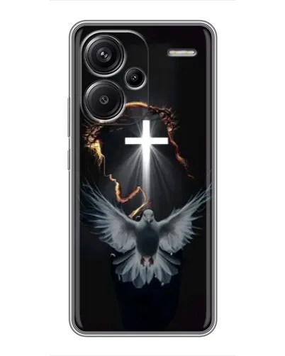 Чехол для Xiaomi Redmi Note 13 Pro Plus с картинкой «Голубь и Свет»