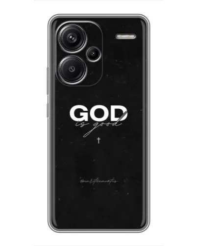 Чехол для Xiaomi Redmi Note 13 Pro Plus с картинкой «GOD — Бог над всем»