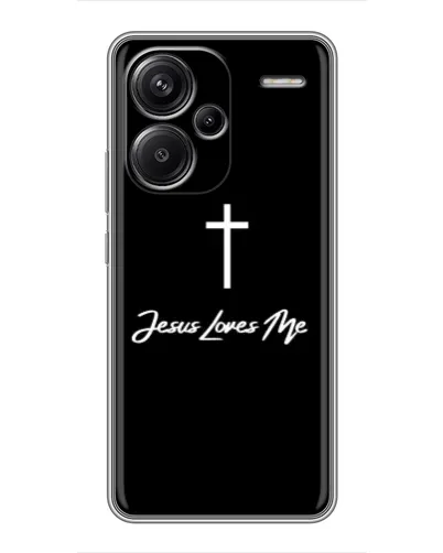 Чехол для Xiaomi Redmi Note 13 Pro Plus с картинкой «Иисус любит тебя»