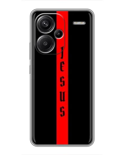 Чехол для Xiaomi Redmi Note 13 Pro Plus с картинкой «Красная линия веры»