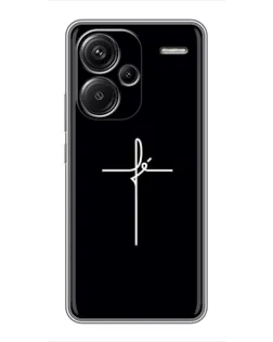 Чехол для Xiaomi Redmi Note 13 Pro Plus с картинкой «Тонкий крест» Чехол для Xiaomi Redmi Note 13 Pro Plus с картинкой «Тонкий крест»