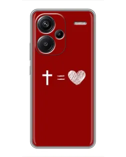 Чехол для Xiaomi Redmi Note 13 Pro Plus с картинкой «Уравнение любви» Чехол для Xiaomi Redmi Note 13 Pro Plus с картинкой «Уравнение любви»