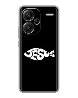 Чехол для Xiaomi Redmi Note 13 Pro Plus с картинкой «Рыба Jesus» Чехол для Xiaomi Redmi Note 13 Pro Plus с картинкой «Рыба Jesus»