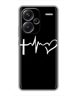 Чехол для Xiaomi Redmi Note 13 Pro Plus с картинкой «Пульс веры» Чехол для Xiaomi Redmi Note 13 Pro Plus с картинкой «Пульс веры»
