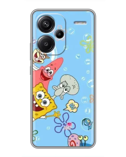 Чехол для Xiaomi Redmi Note 13 Pro Plus с картинкой «Веселые пузырьки»