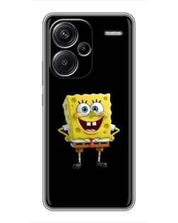 Чехол для Xiaomi Redmi Note 13 Pro Plus с картинкой «Классический Губка Боб»