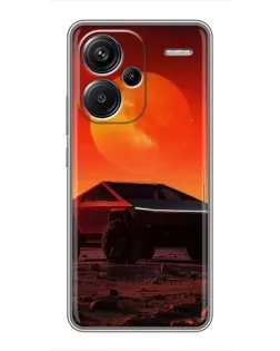 Чехол для Xiaomi Redmi Note 13 Pro Plus с картинкой «Cybertruck на Марсе» Чехол для Xiaomi Redmi Note 13 Pro Plus с картинкой «Cybertruck на Марсе»