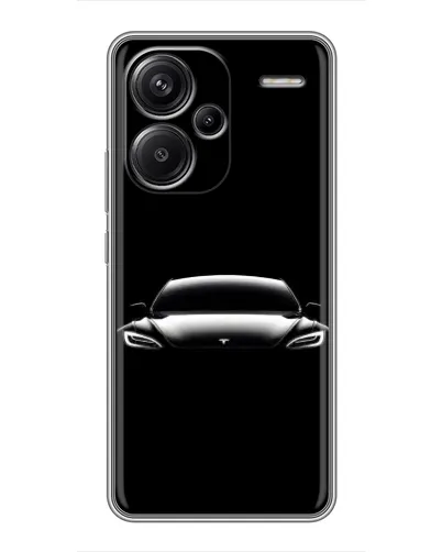 Чехол для Xiaomi Redmi Note 13 Pro Plus с картинкой «Фары Tesla Night»