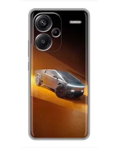 Чехол для Xiaomi Redmi Note 13 Pro Plus с картинкой «Cybertruck в пустыне»