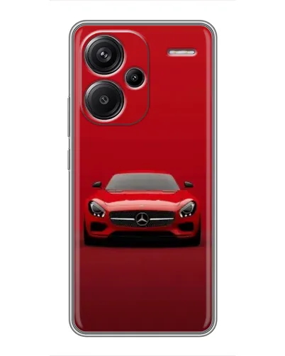 Чехол для Xiaomi Redmi Note 13 Pro Plus с картинкой «Красный Mercedes AMG»